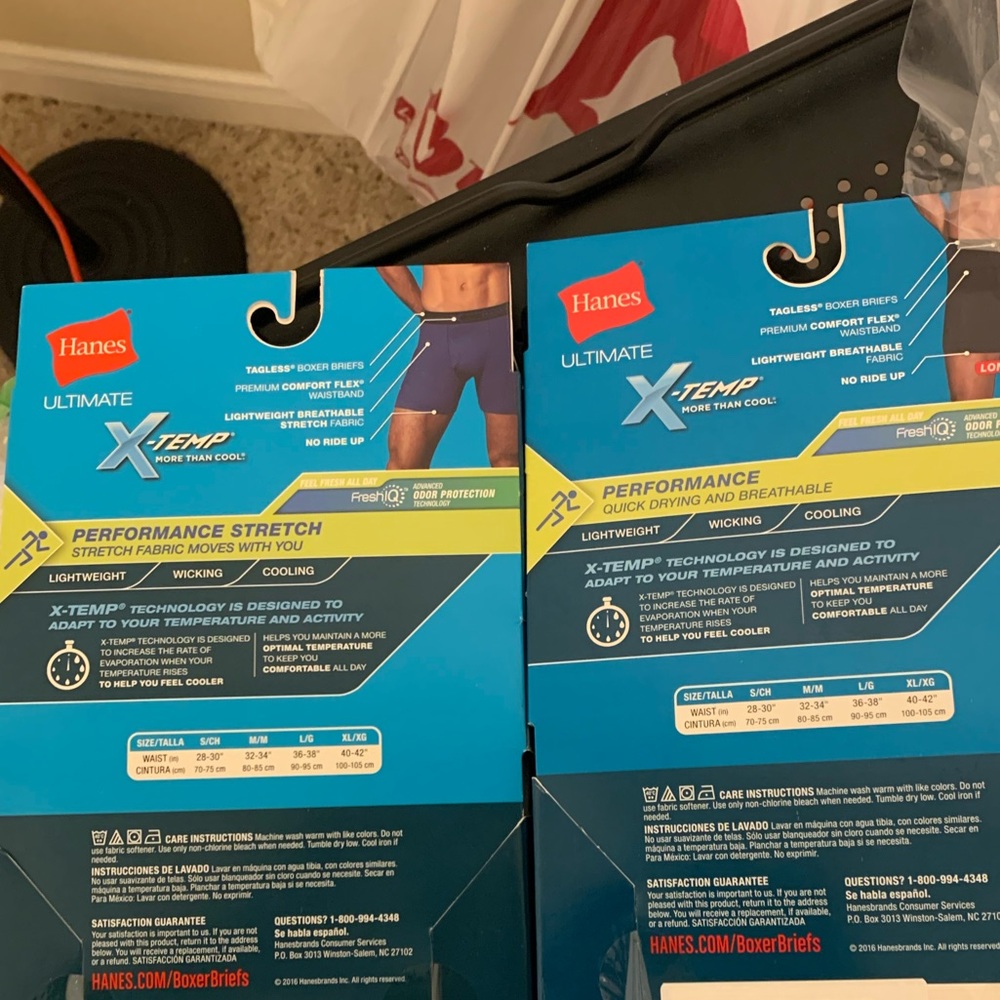 Hanes ultimate x-Temp Men Underwear Lot of 2